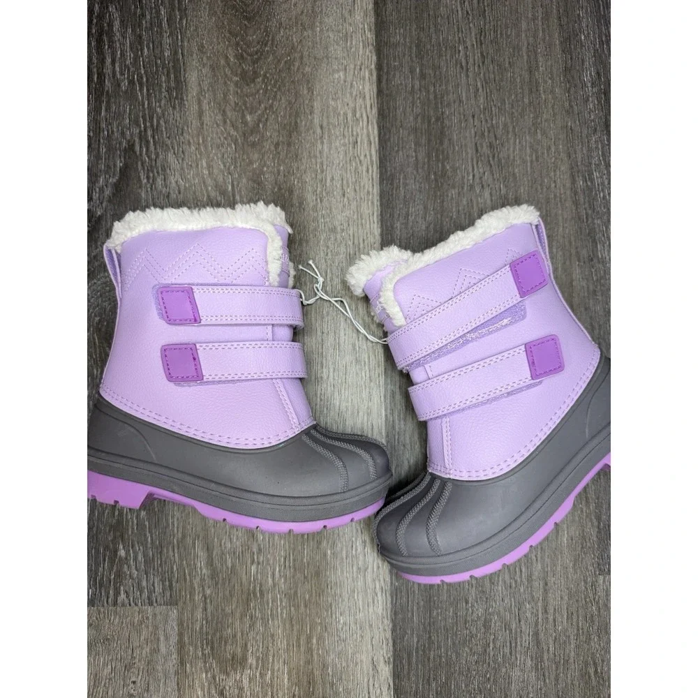 Toddler Denver Winter Boots - Cat & Jack Purple Snow Boot size 10 Toddler
